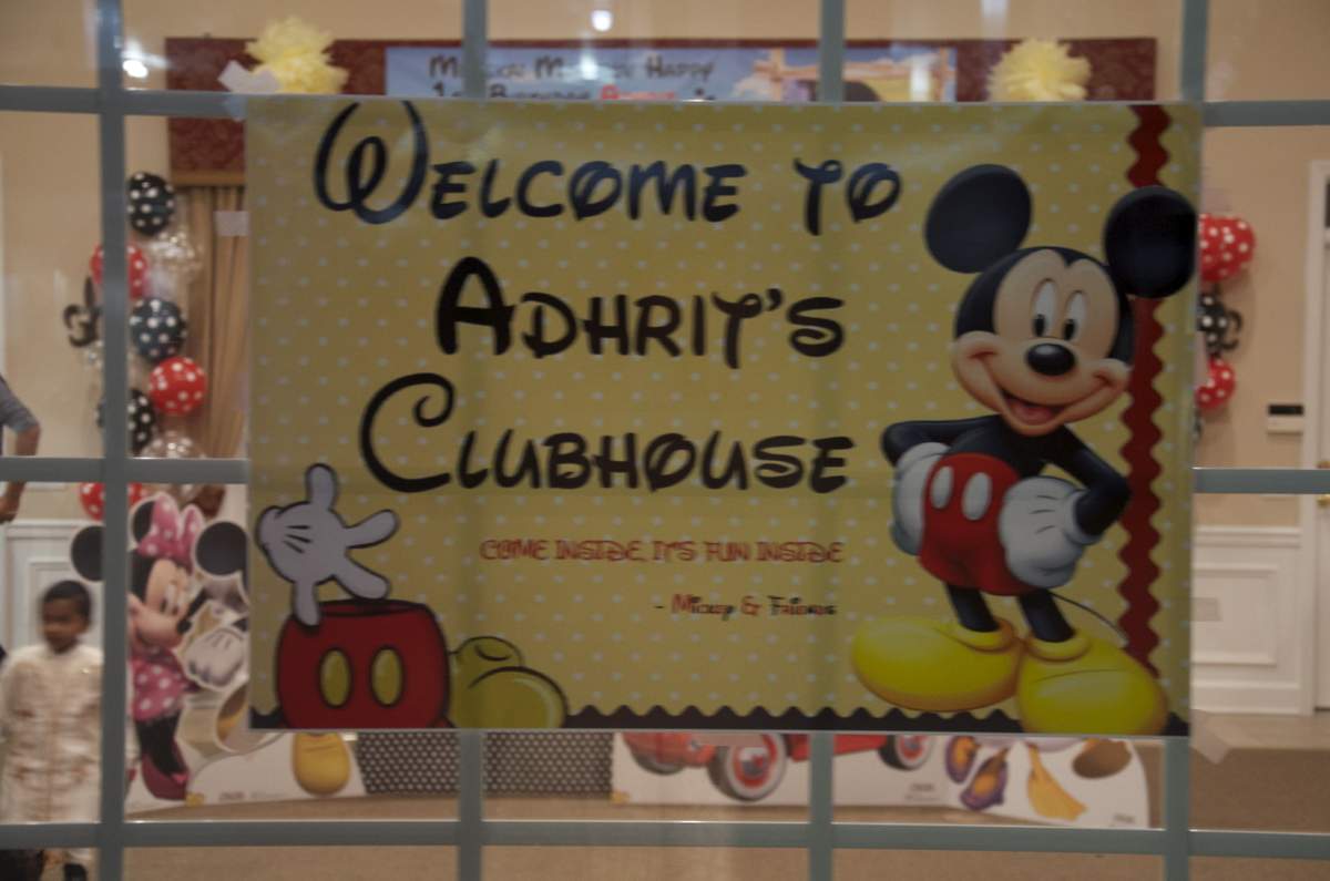 Adhrit's 1st Birthday Party - Mickey Mouse Clubhouse
