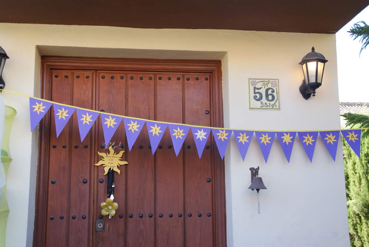 8º cumple de Ana - rapunzel, tangled