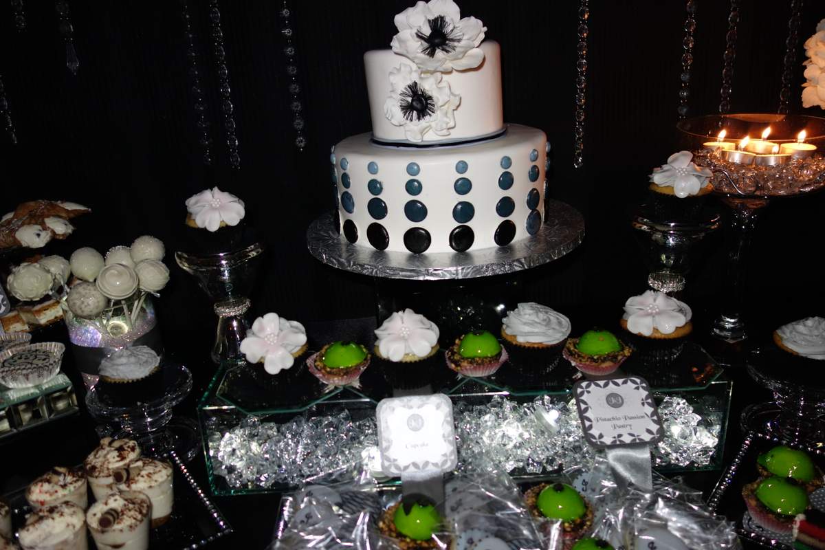 Black and White Engagement Party Ideas Photo 1 of 21 Catch My Party