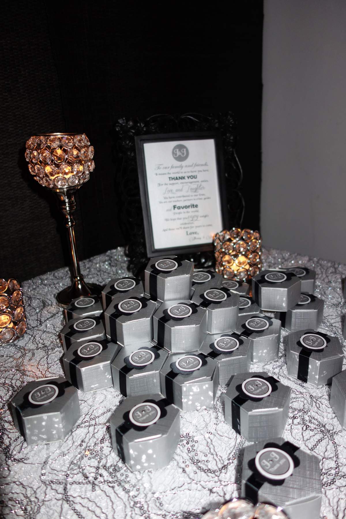 Black and White Engagement Party Ideas Photo 2 of 21 Catch My Party