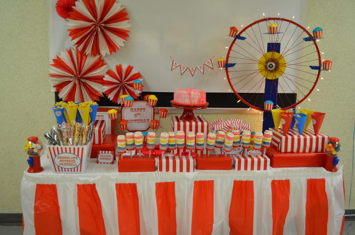 Ryann's 9th Birthday - carnival party