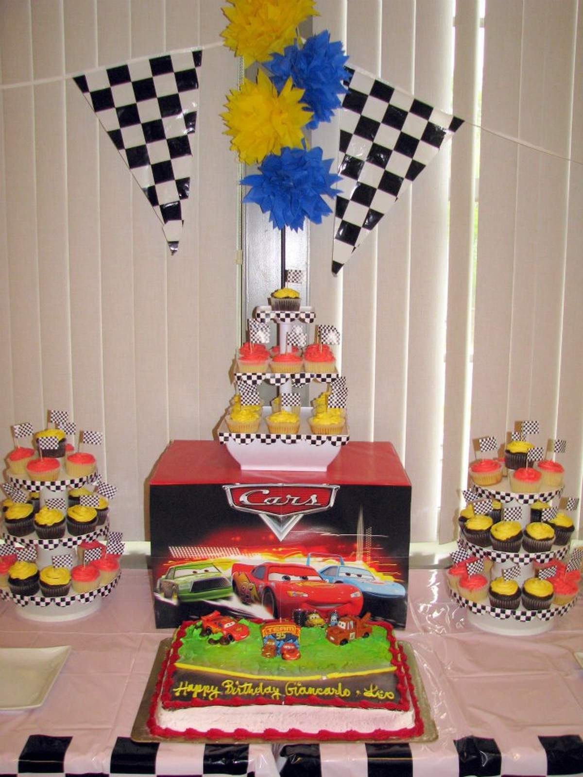 Inspired By The Cars Movie Birthday Party Ideas Photo 1 Of 22 