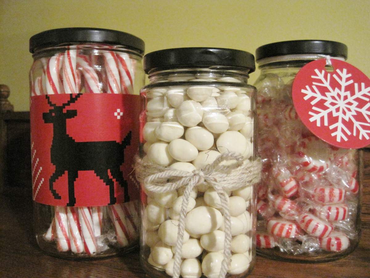 Red & Black Deer Silhouettes Christmas/Holiday Party Ideas | Photo 2 of