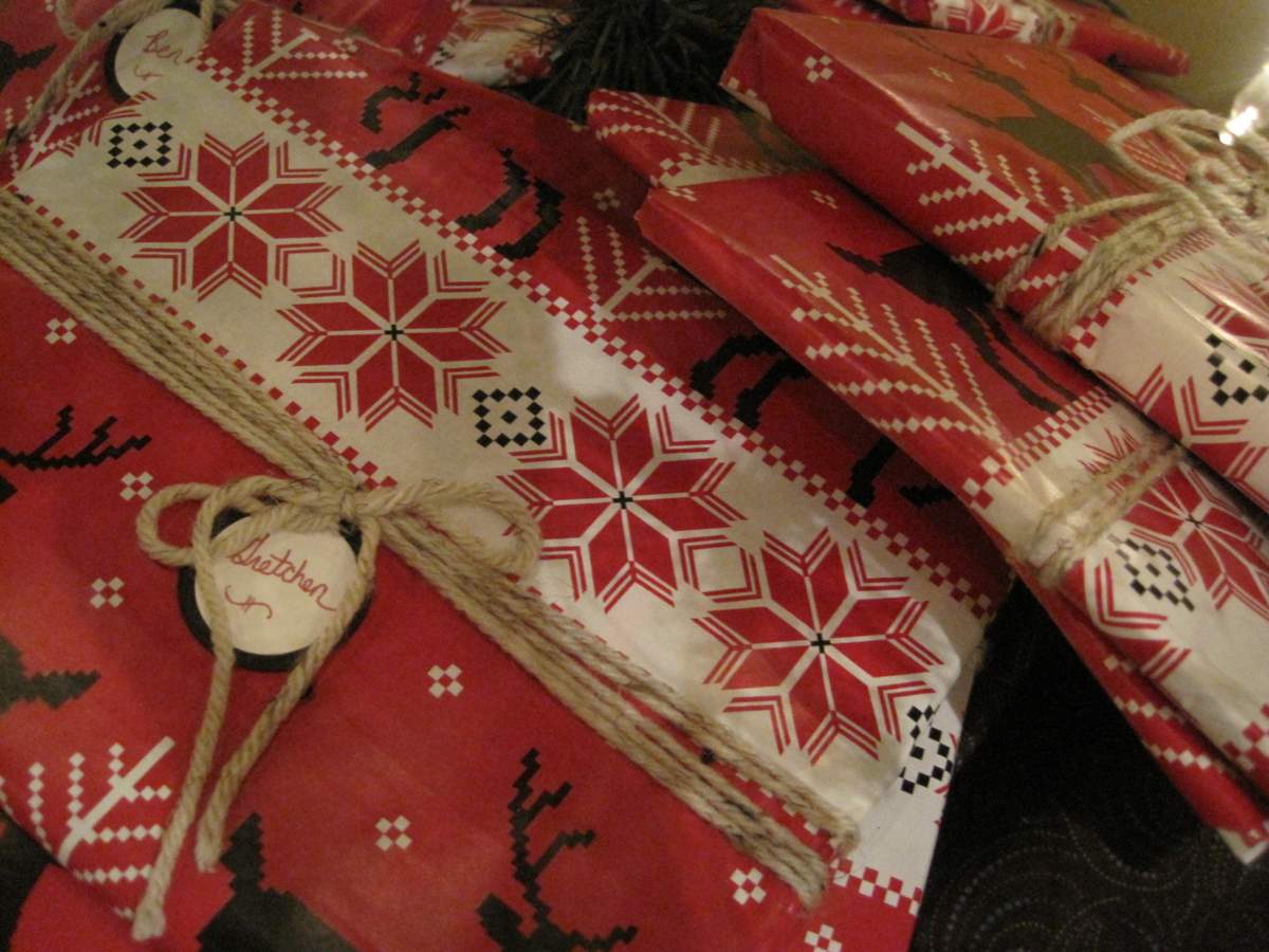 Red & Black Deer Silhouettes Christmas/Holiday Party Ideas | Photo 6 of