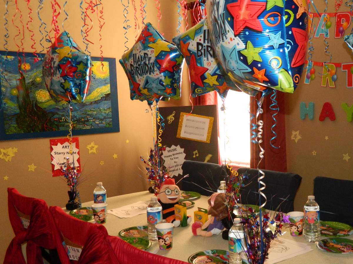 Little Einstein S Birthday Party Ideas Photo 1 Of 8 Catch My Party