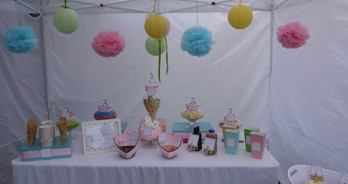 Tiffany's 30th Birthday  - Ice-cream parlour buffet