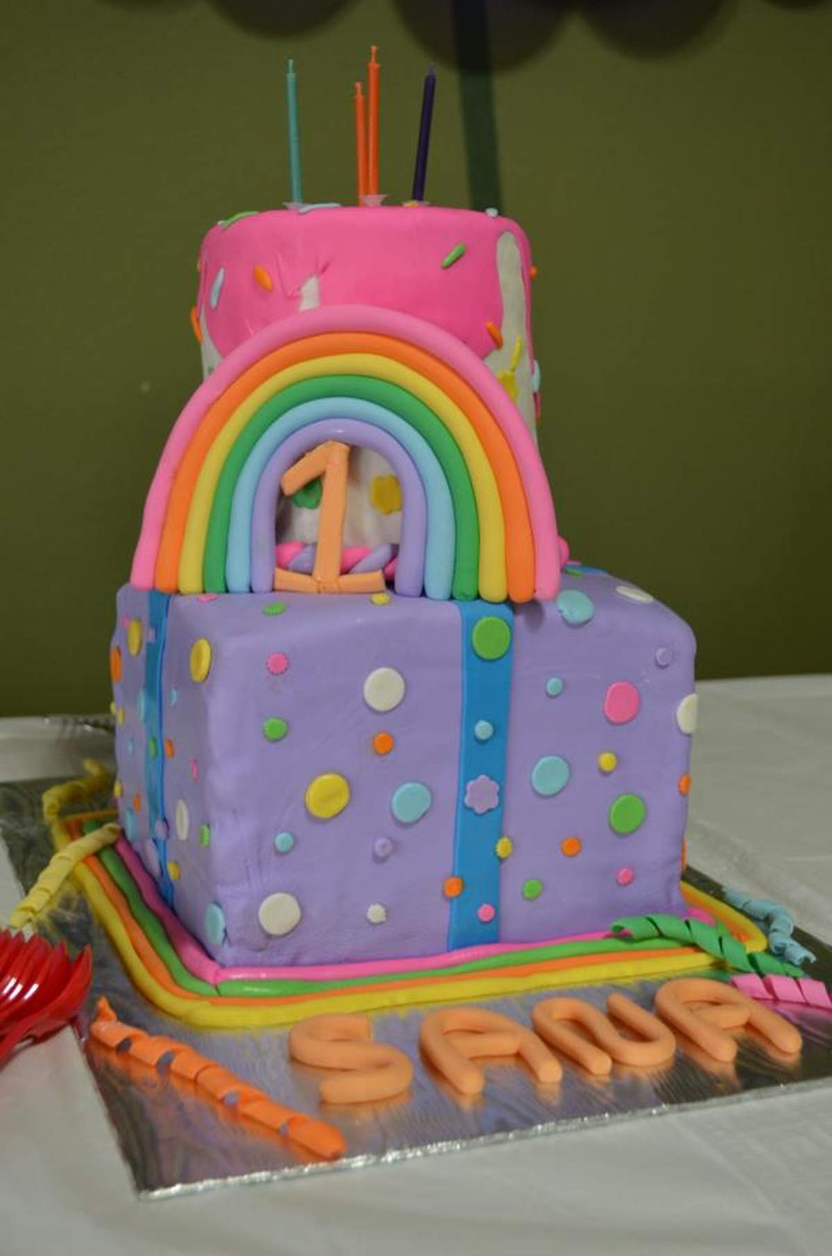 Sana's 1st birthday - Rainbow