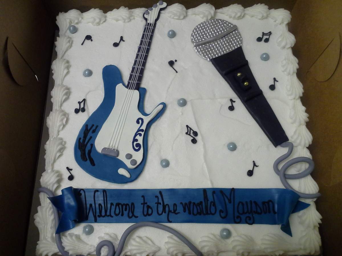 Mayson's RockStar Babyshower - I'm a Rockstar Baby!