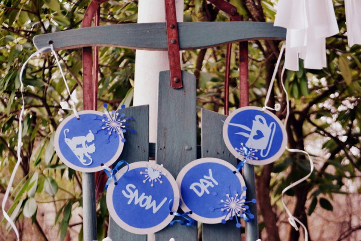 Sledding Snow Winter Snow Day Party Party Ideas Photo 14 of 29