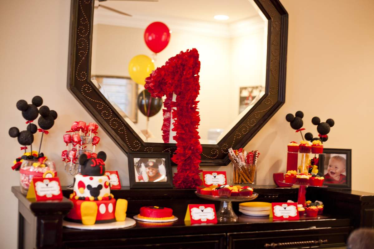 Jax's First Birthday - Mickey Mouse