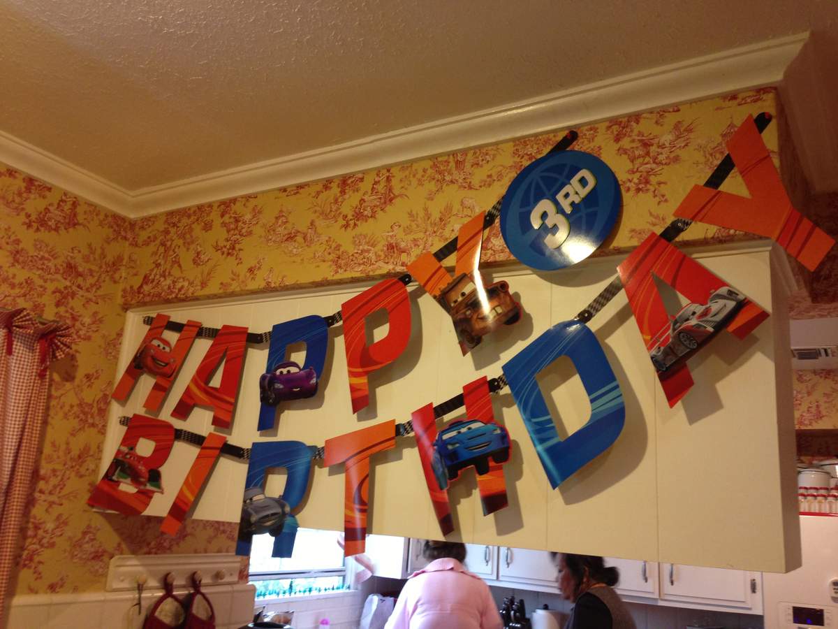 Luke's 3rd Birthday Party - Disney Cars