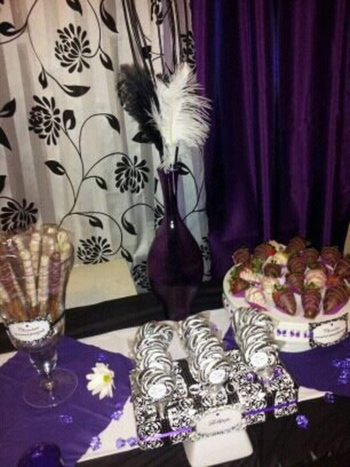 purple black - Engagement/Bachelorette/Ladies Night