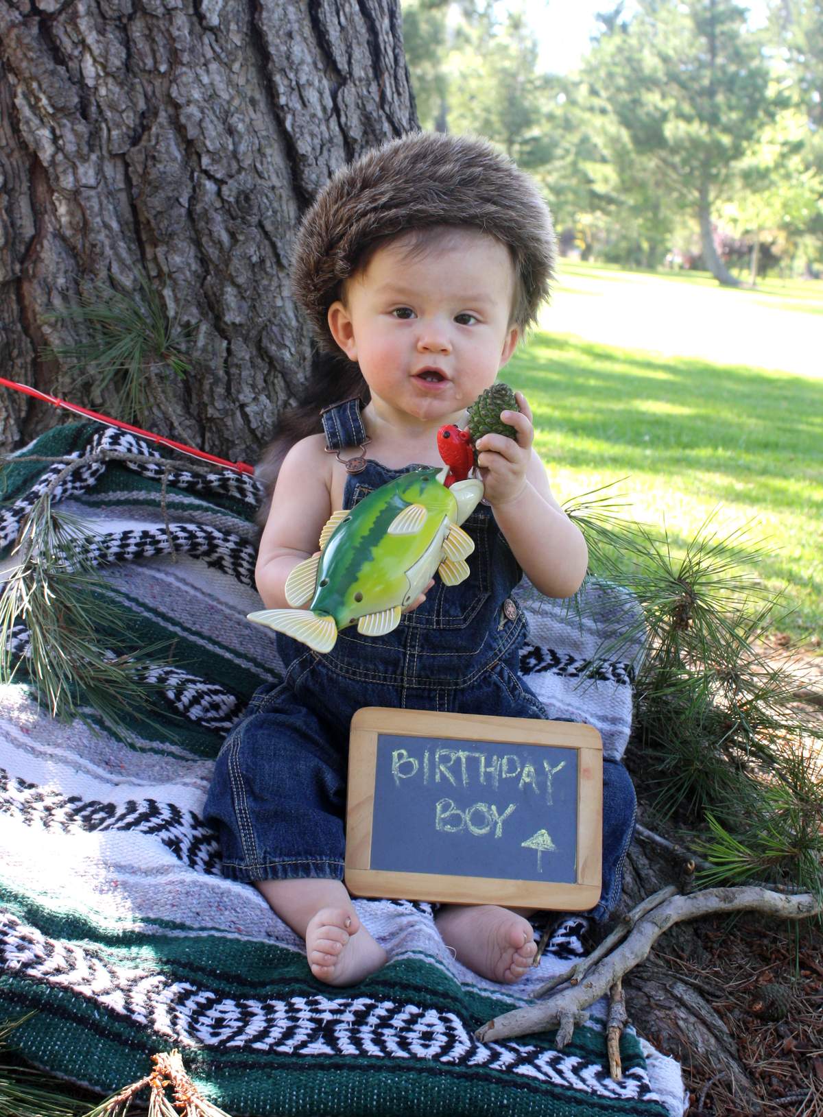 Lucas' 1st Birthday Camping Party - Camping, Smores