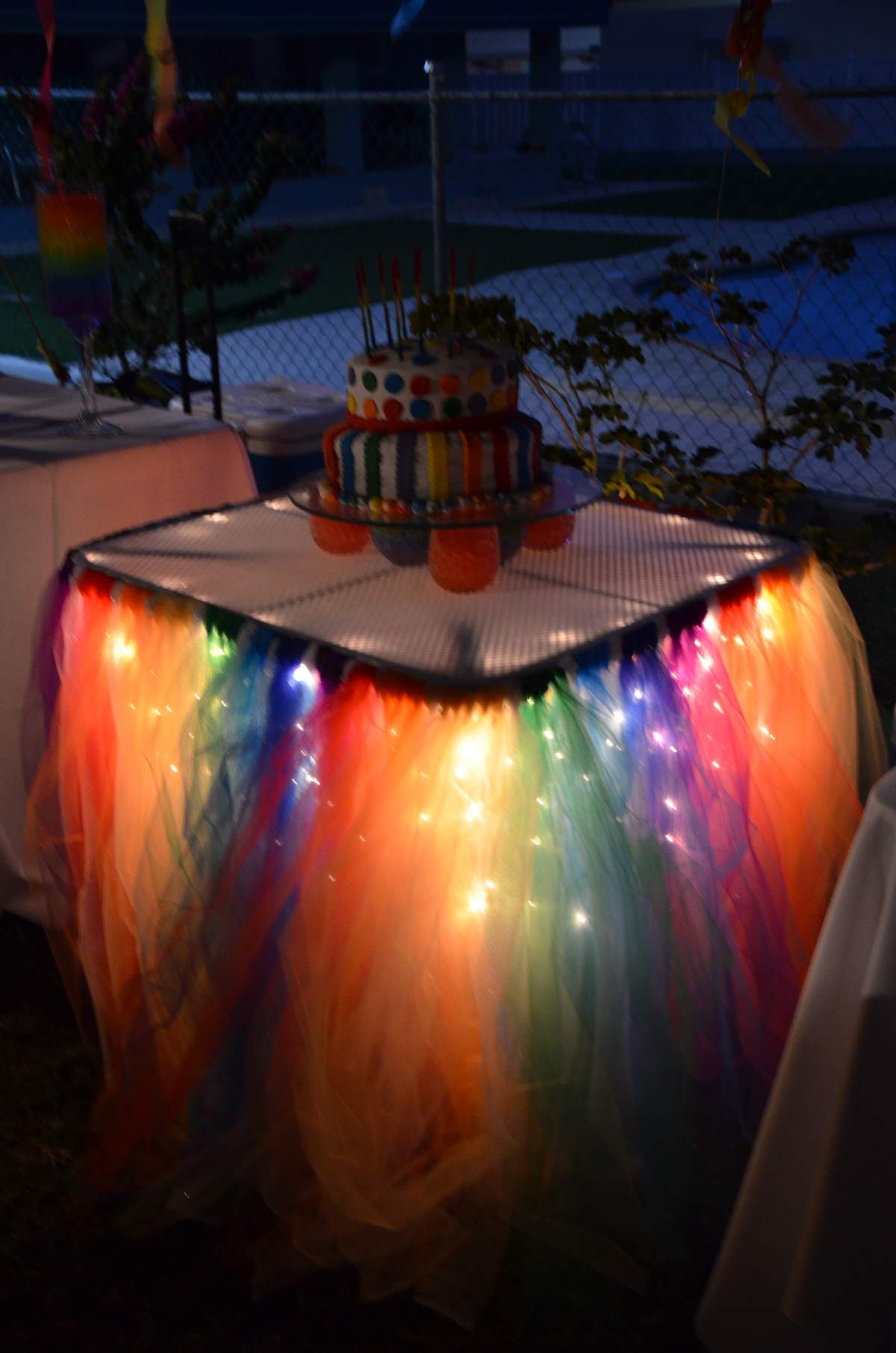 Rainbow Colors Birthday Party Ideas Photo 26 Of 33 Catch My Party