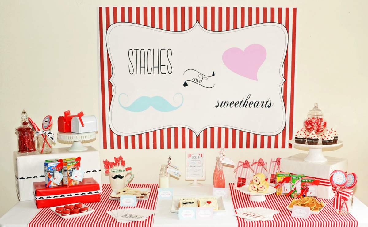 'Staches & Sweethearts Valentine's Day Party - None