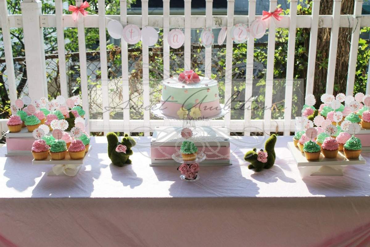 Shabby Chic Baby shower - Vintage Bunny Shabby Chic