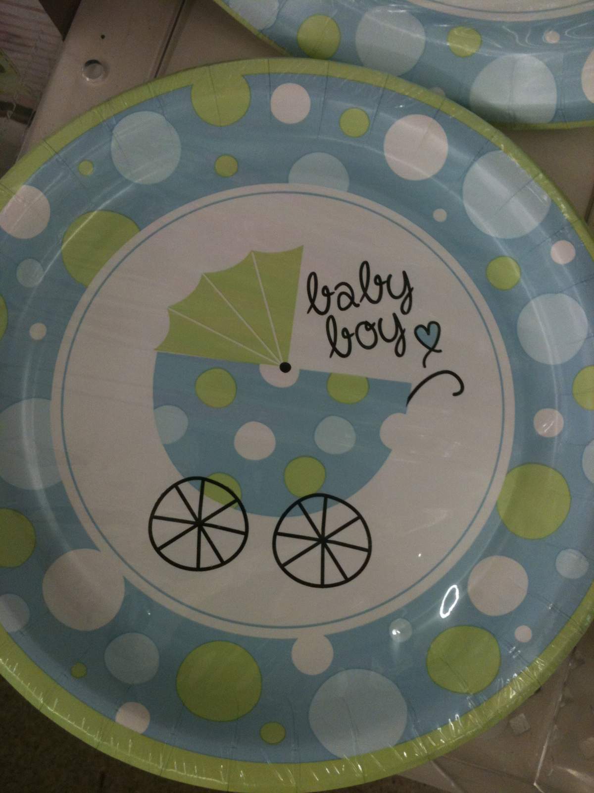 Kristie's Baby Shower - Blue and Green