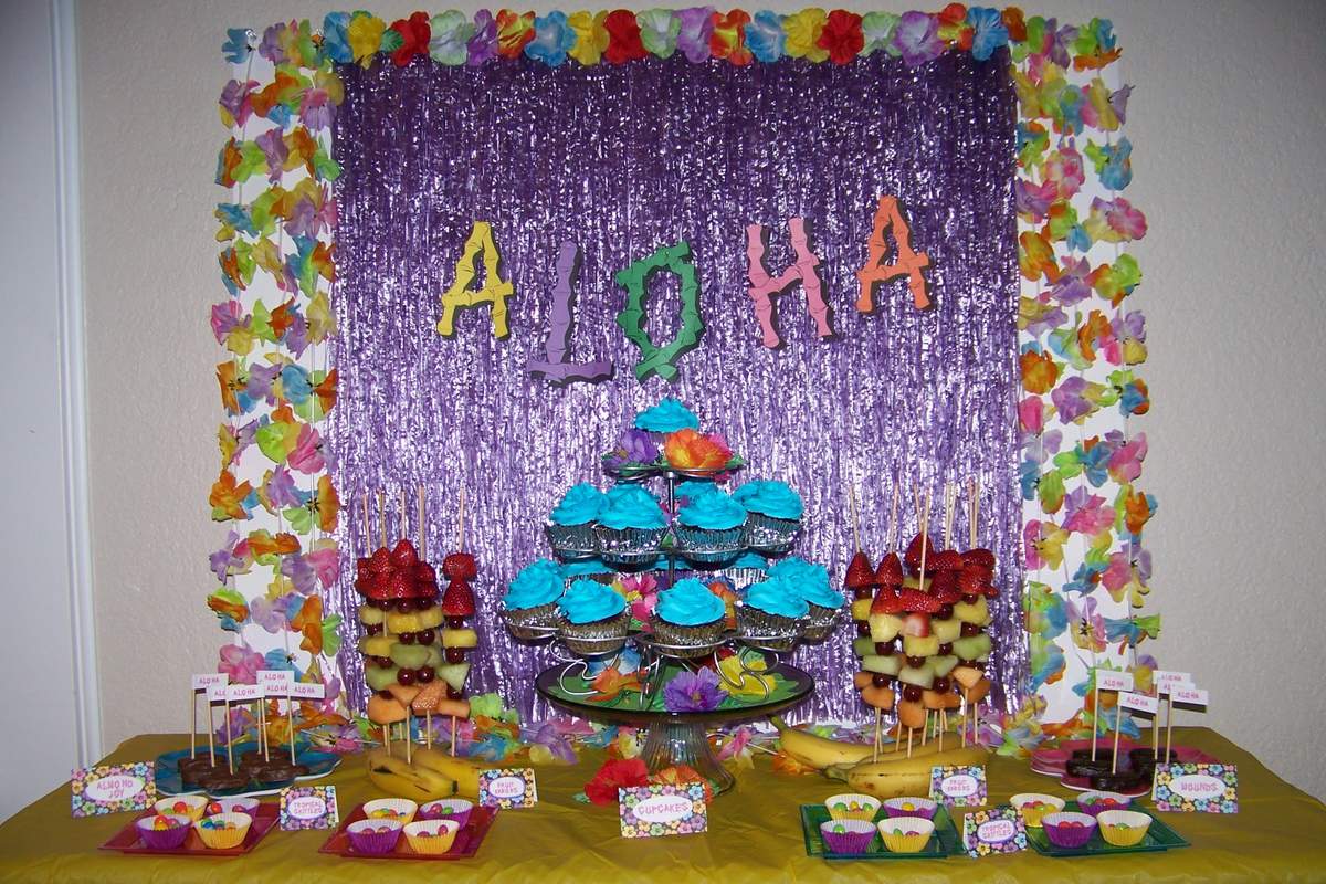 Brigette's Birthday Party - Hawaiian Luau