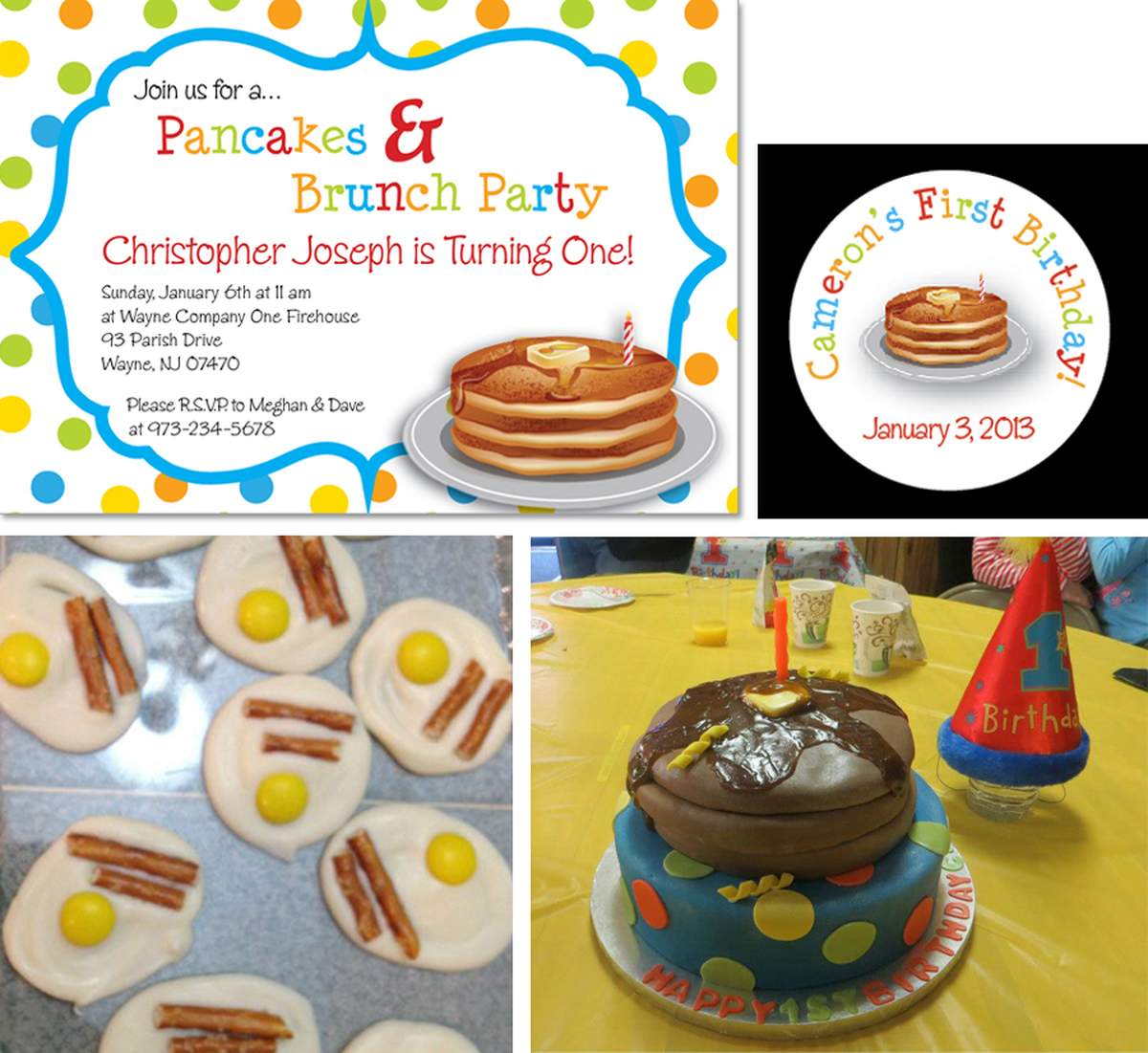 Pancakes and Brunch  - 1st birthday party