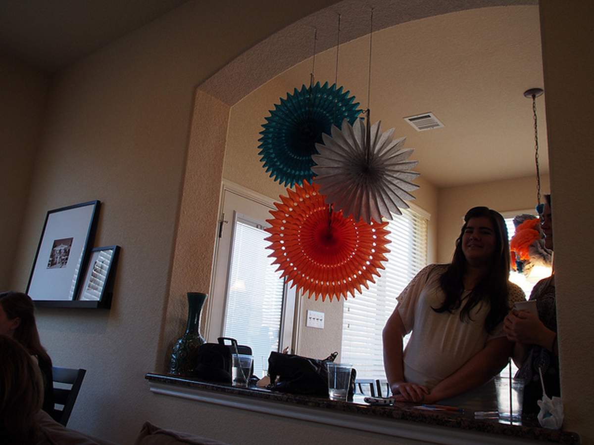 Kristin's Baby Shower - Fishy; Orange, Teal, and Gray