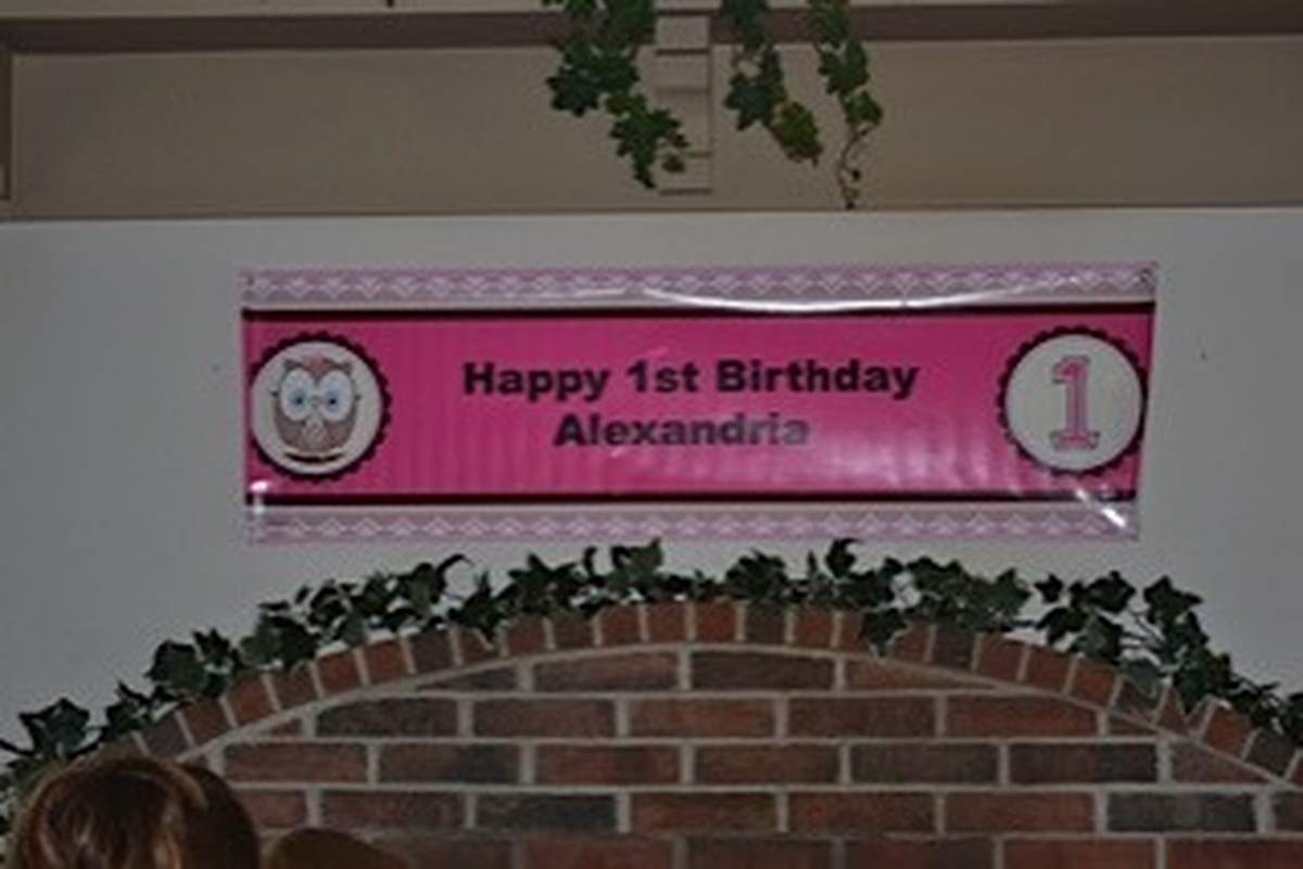Alexandria's 1st Birthday - Look Whooo's 1