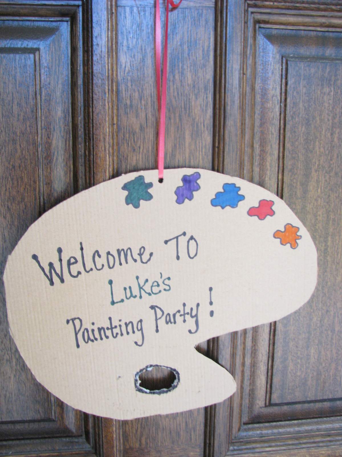 Luke's 4th Birthday - Art/Painting