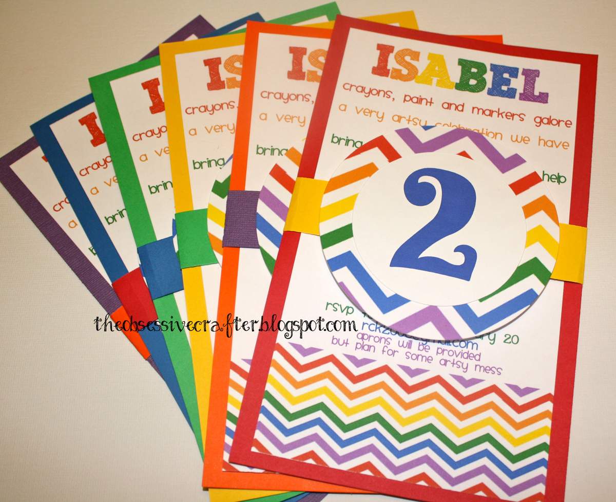 Isabel's Rainbow Art Party - Rainbow Art Party