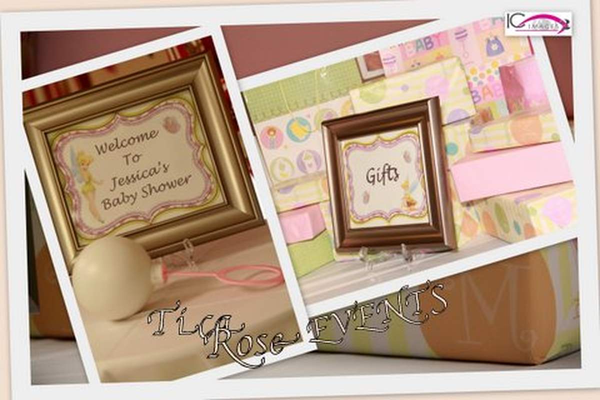 Tinker Bell Baby Shower  - Tinkerbell and Butter Flies 