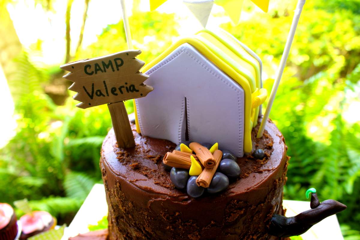 Camp Valeria - Camping birthday Party