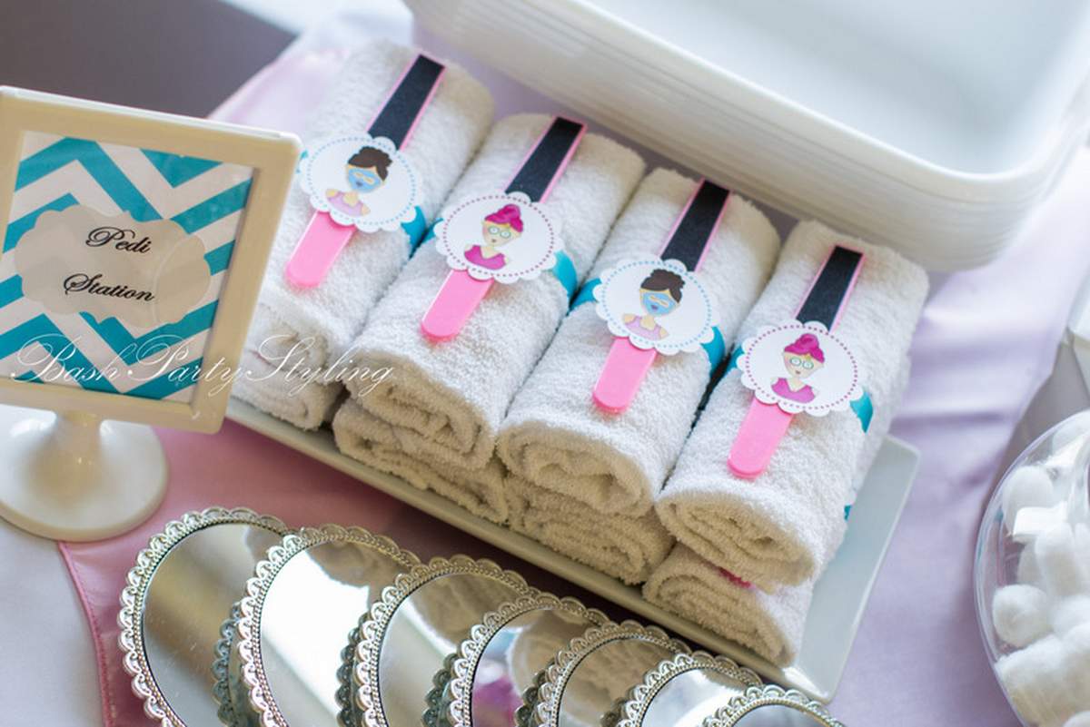 Spa Party Birthday Party Ideas Photo 1 Of 19 Catch My Party