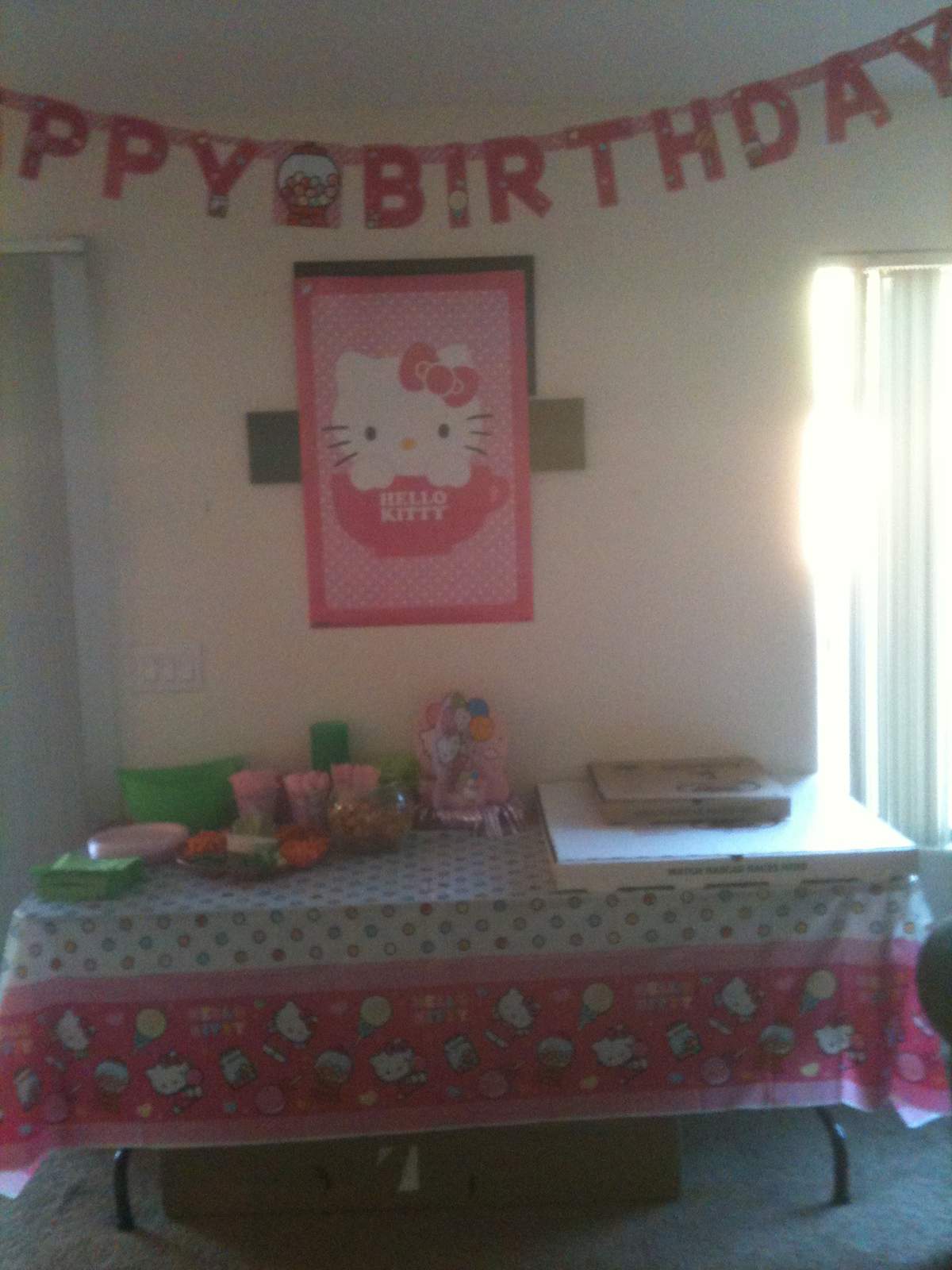 Chloe's 4th birthday - Hello Kitty