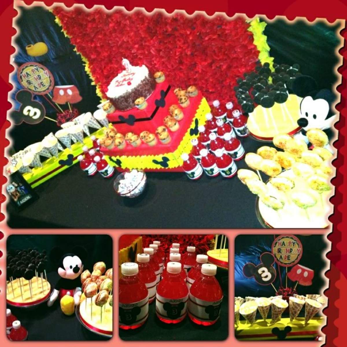 Aiden's 3rd Birthday - Mickey Mouse Party