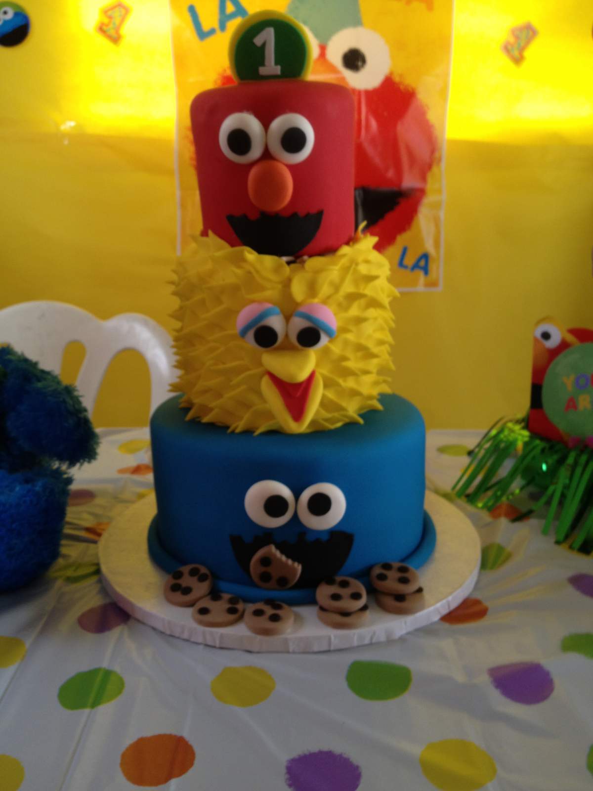 Alannah's 1st Bday - Sesame Street