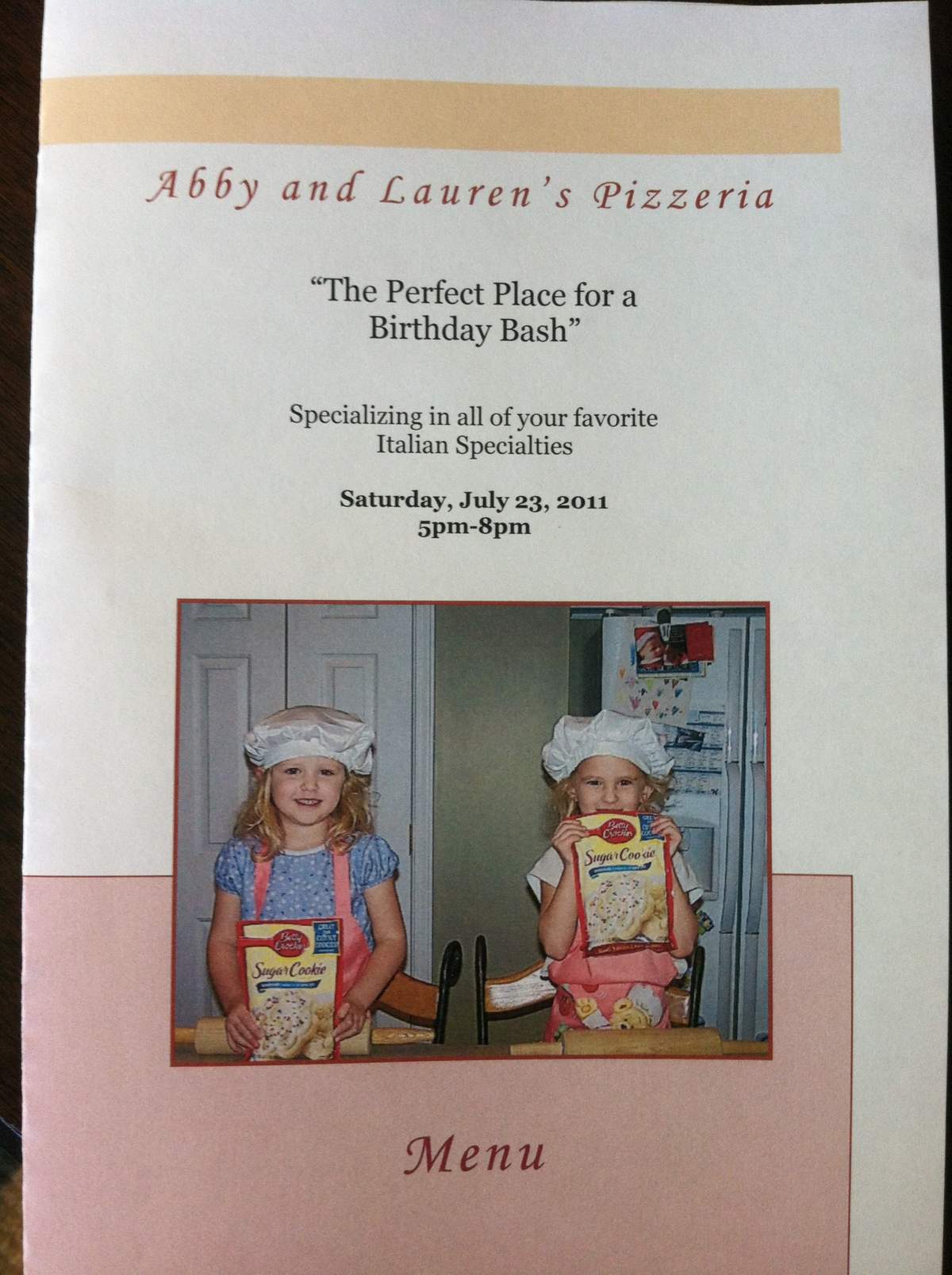 Abby and Lauren's Pizzeria - Pizzeria/Restaurant Theme