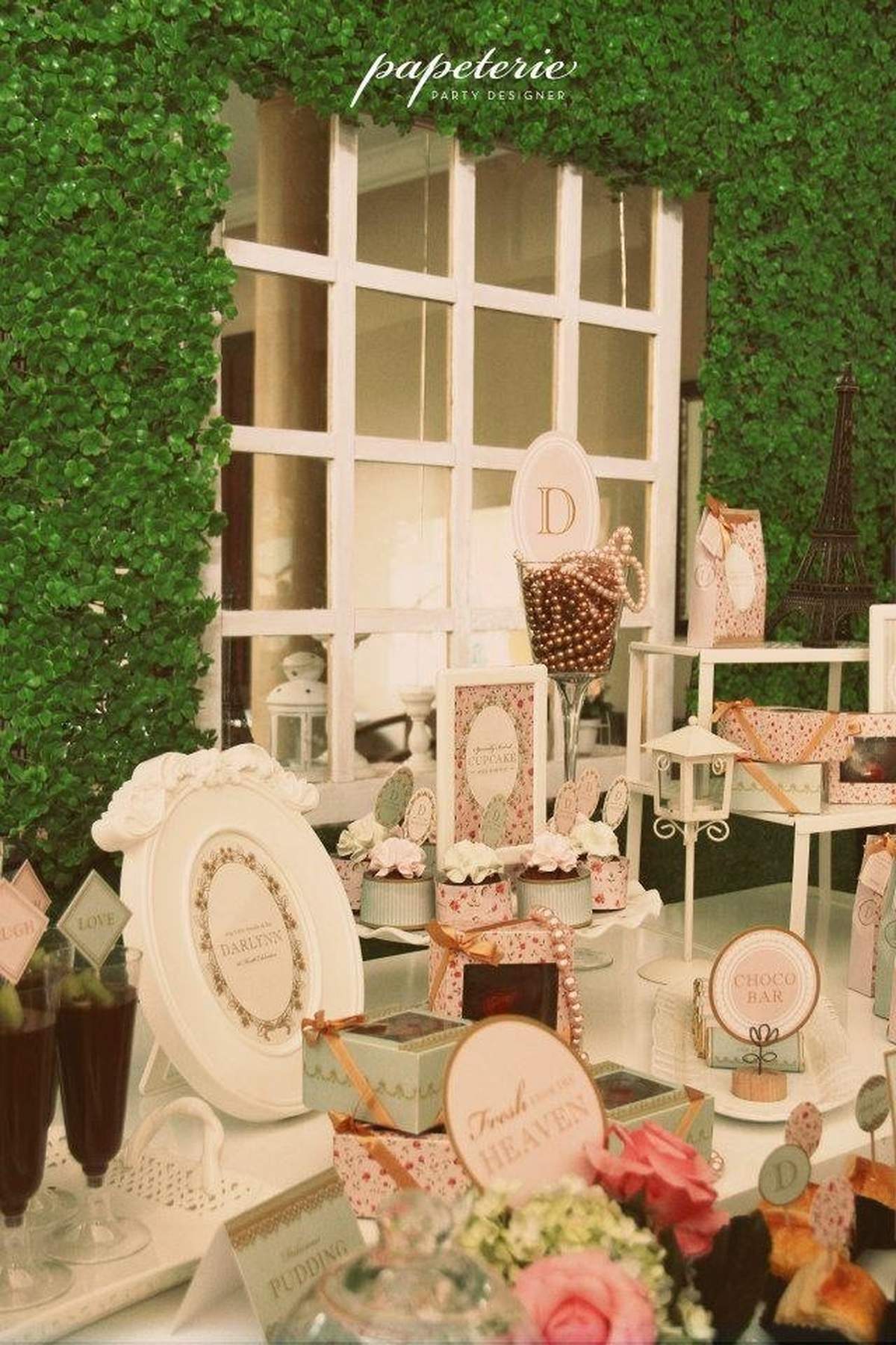 La Duree inspired party Baby fullmonth celebration Party Ideas Photo