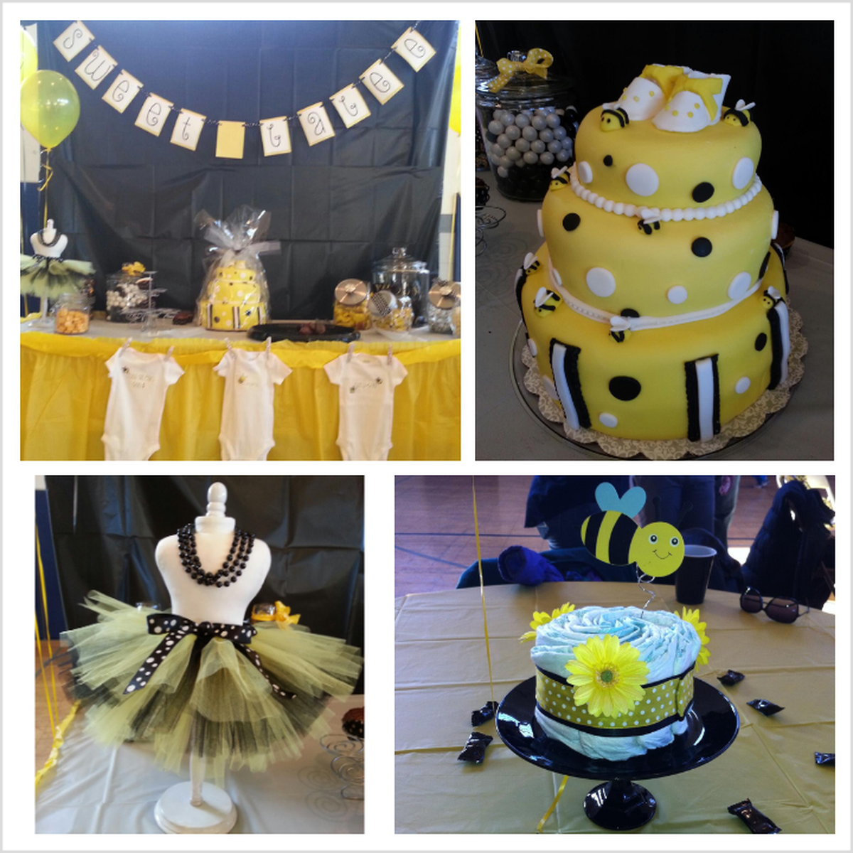 sweet ba"bee" - bumble bee/black and yellow