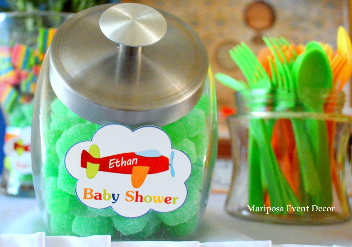 Planes Baby Shower Party Ideas Photo 1 of 21 Catch My Party