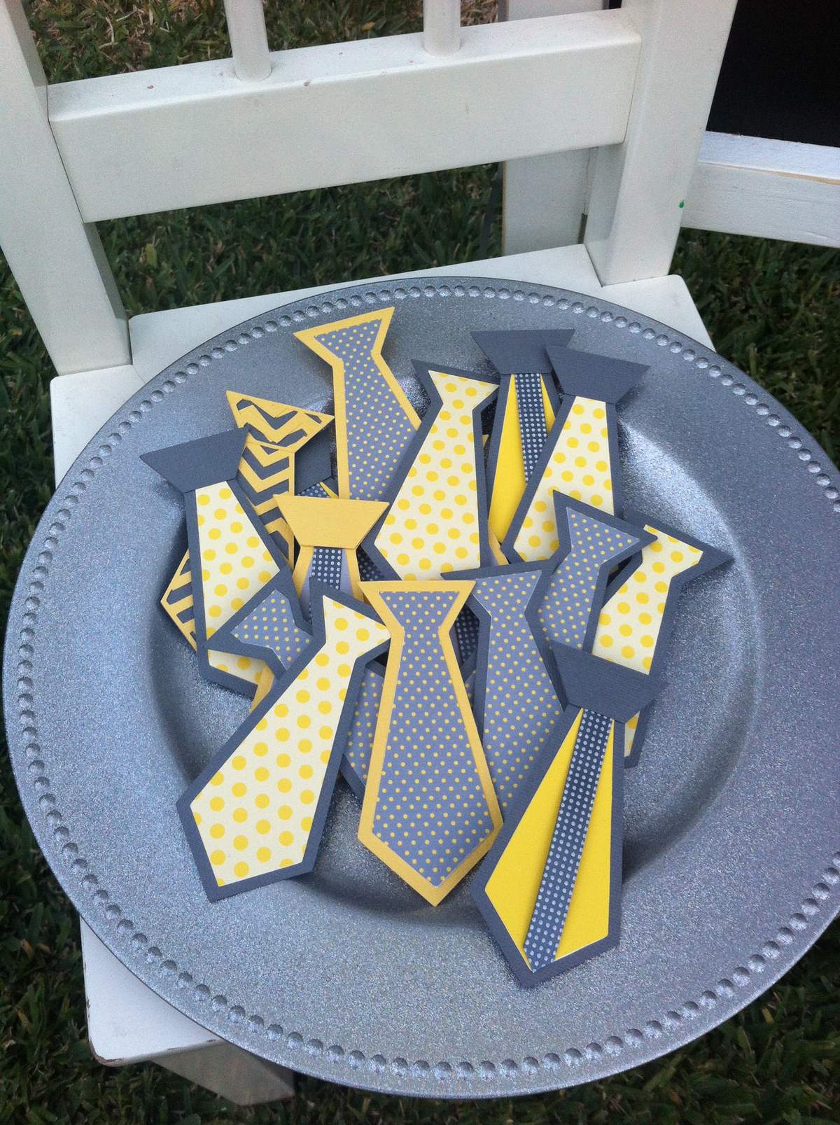 Yellow & Grey Gender Reveal Party Ideas Photo 1 of 34 Catch My Party