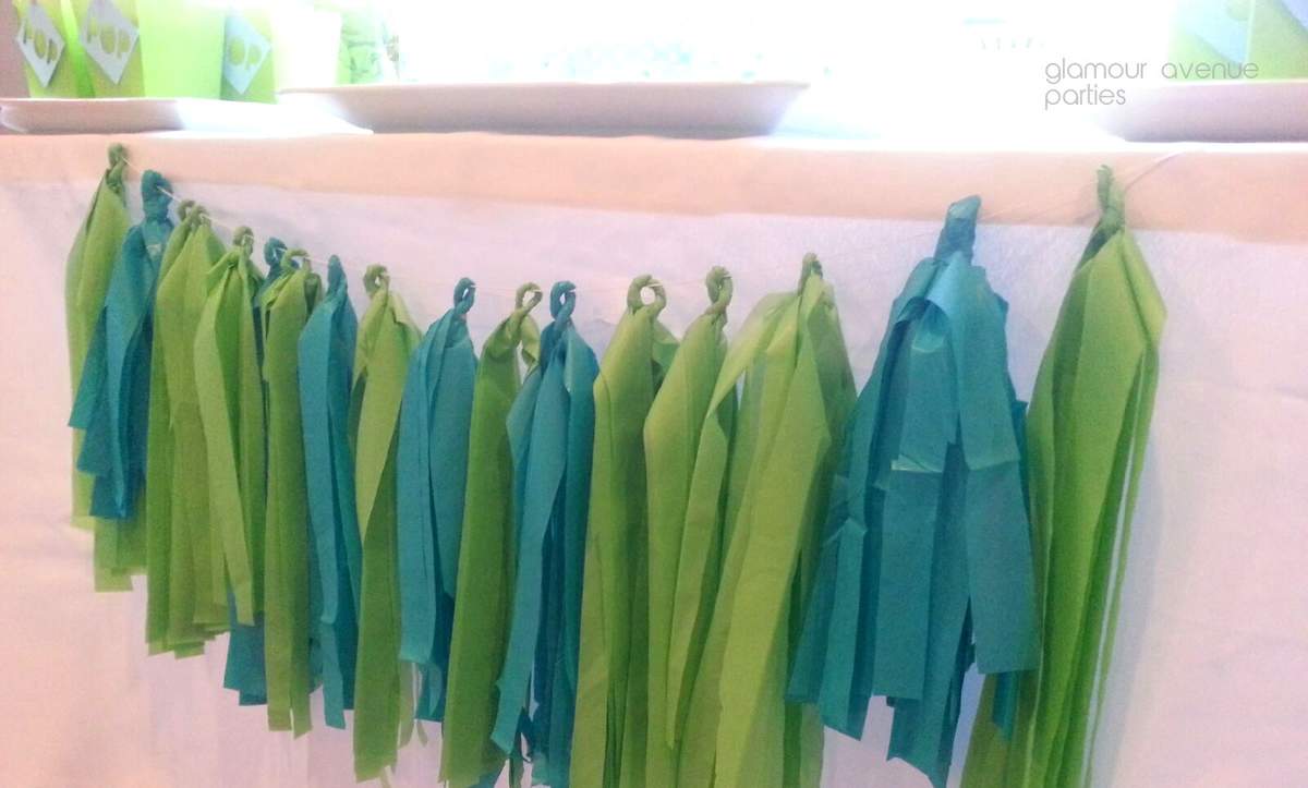 Lime Green & Aqua Tween Party - Spa + Sleepover