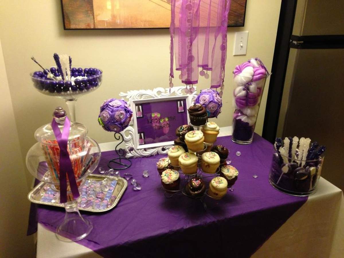 Kaiya's Purple Spa Party - Spa Party