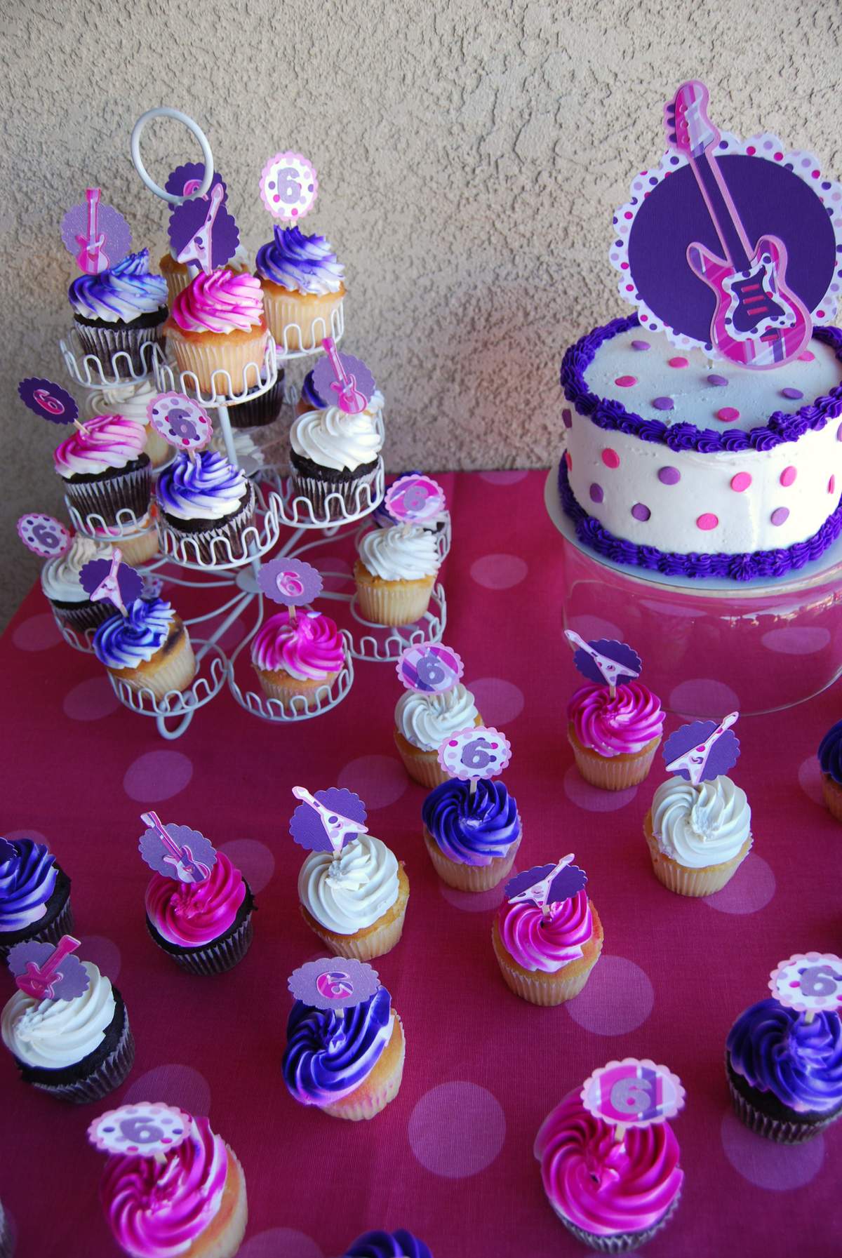 Rockin' Birthday Party - Pink & Purple Glam Rockstar Party 