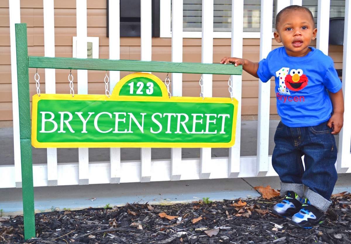 Brycen 1st Birthday - Elmo & Sesame Street