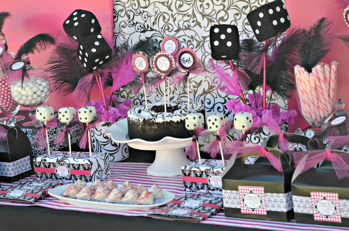 Bunco Birthday Party Ideas Photo 13 of 38 Catch My Party