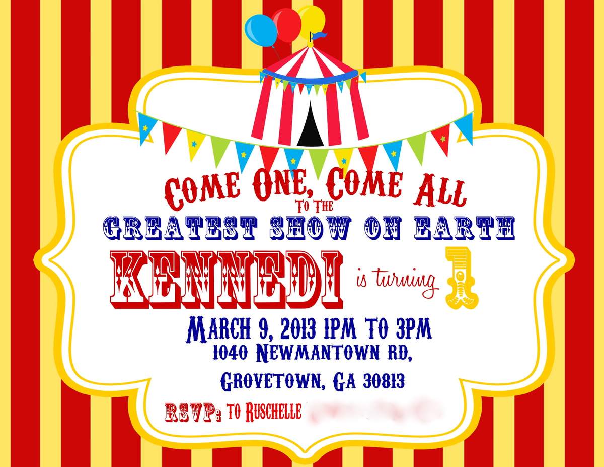 Kennedi's Carnival Themed First Birthday - Carnival