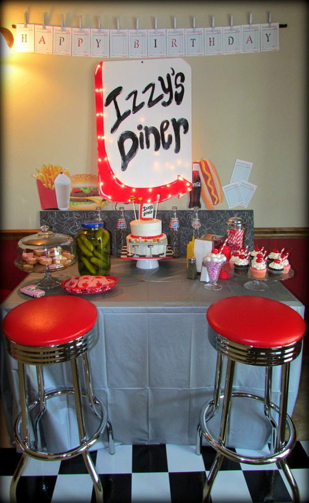 Izzy's Diner Birthday Bash - 1950’s
