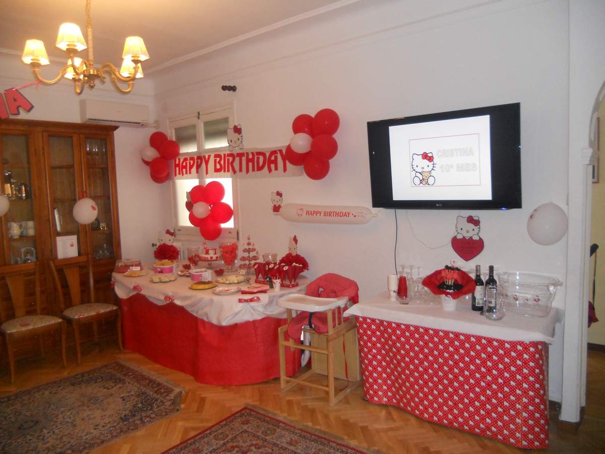 First Birthday  - Hello Kitty