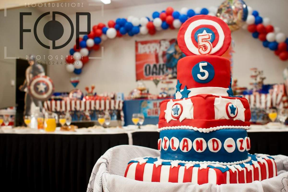 5th Birthday - Captain America