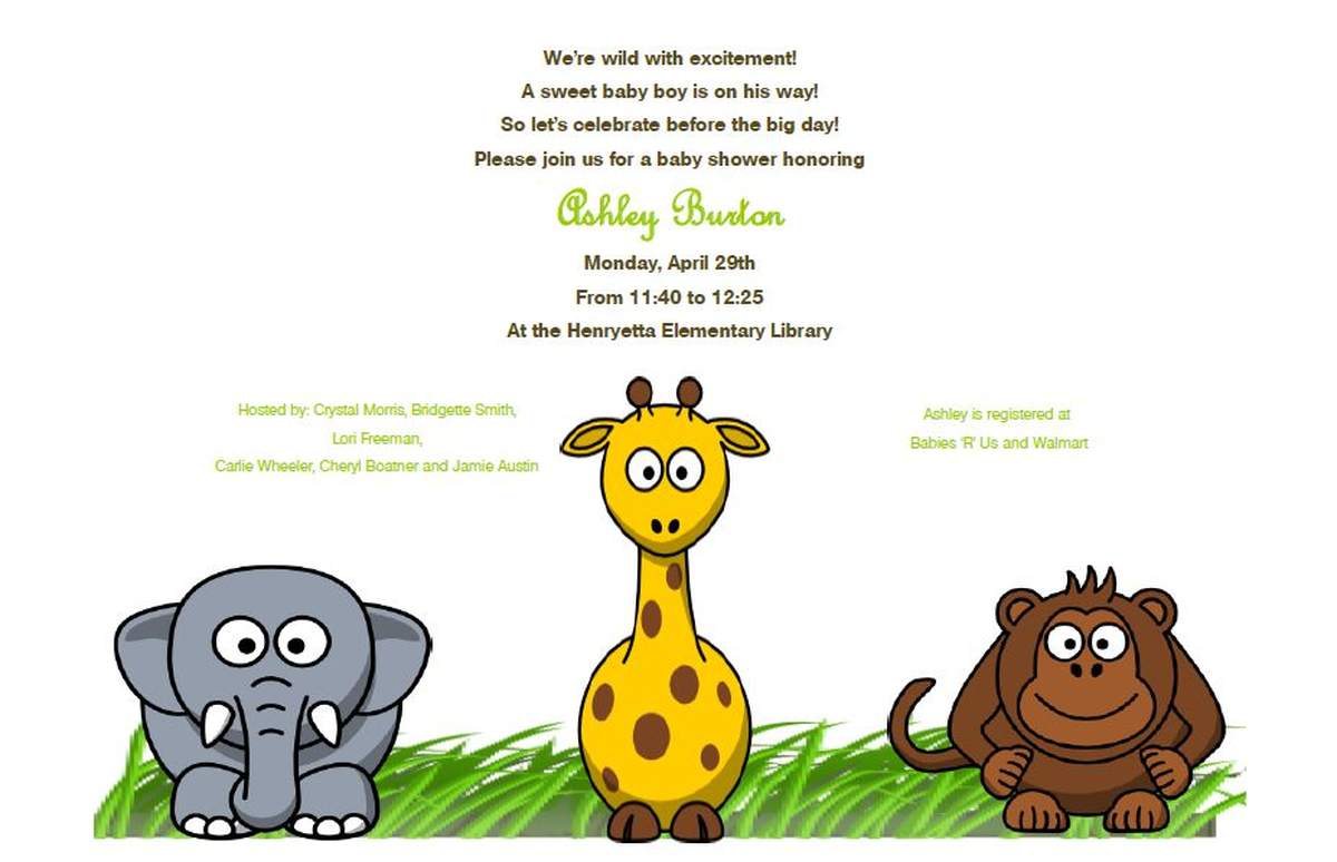 Jungle Theme Baby Shower - Welcome to the Jungle 