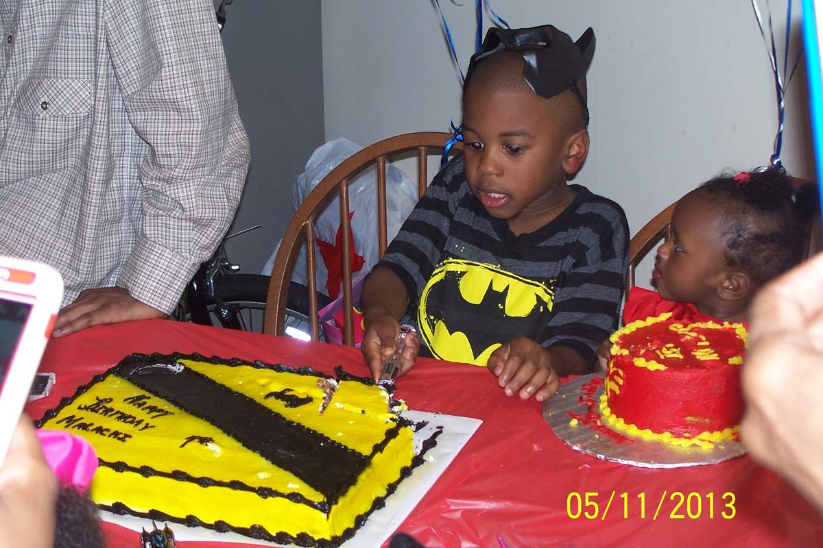 Malachi 7th and Shiloh 1st (Wonder woman and Batman Party) - Wonderwoman/Batman
