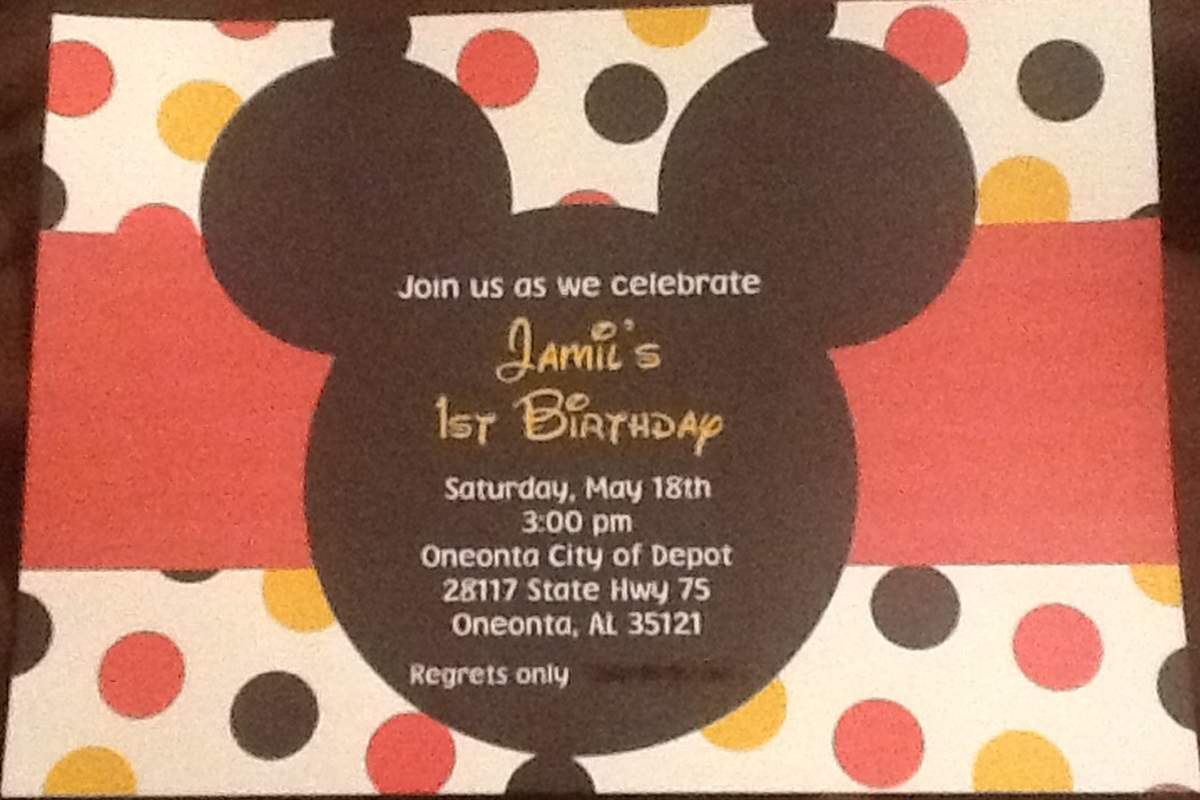 Jamil's 1st Birthday Party - Mickey Mouse Clubhouse
